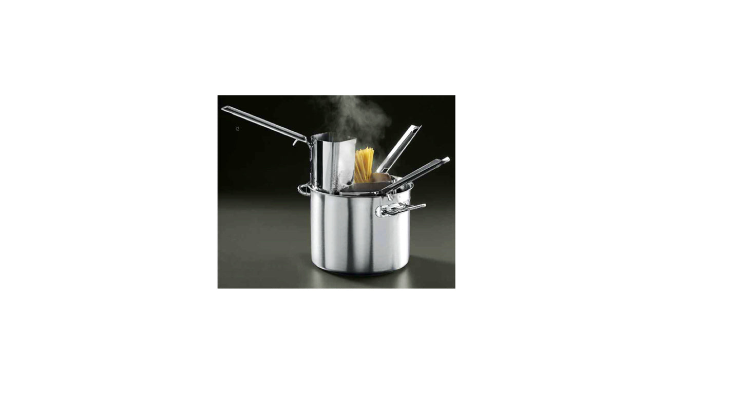 KAPP Pasta Cooker Colander Set With Lid - Stainless Steel