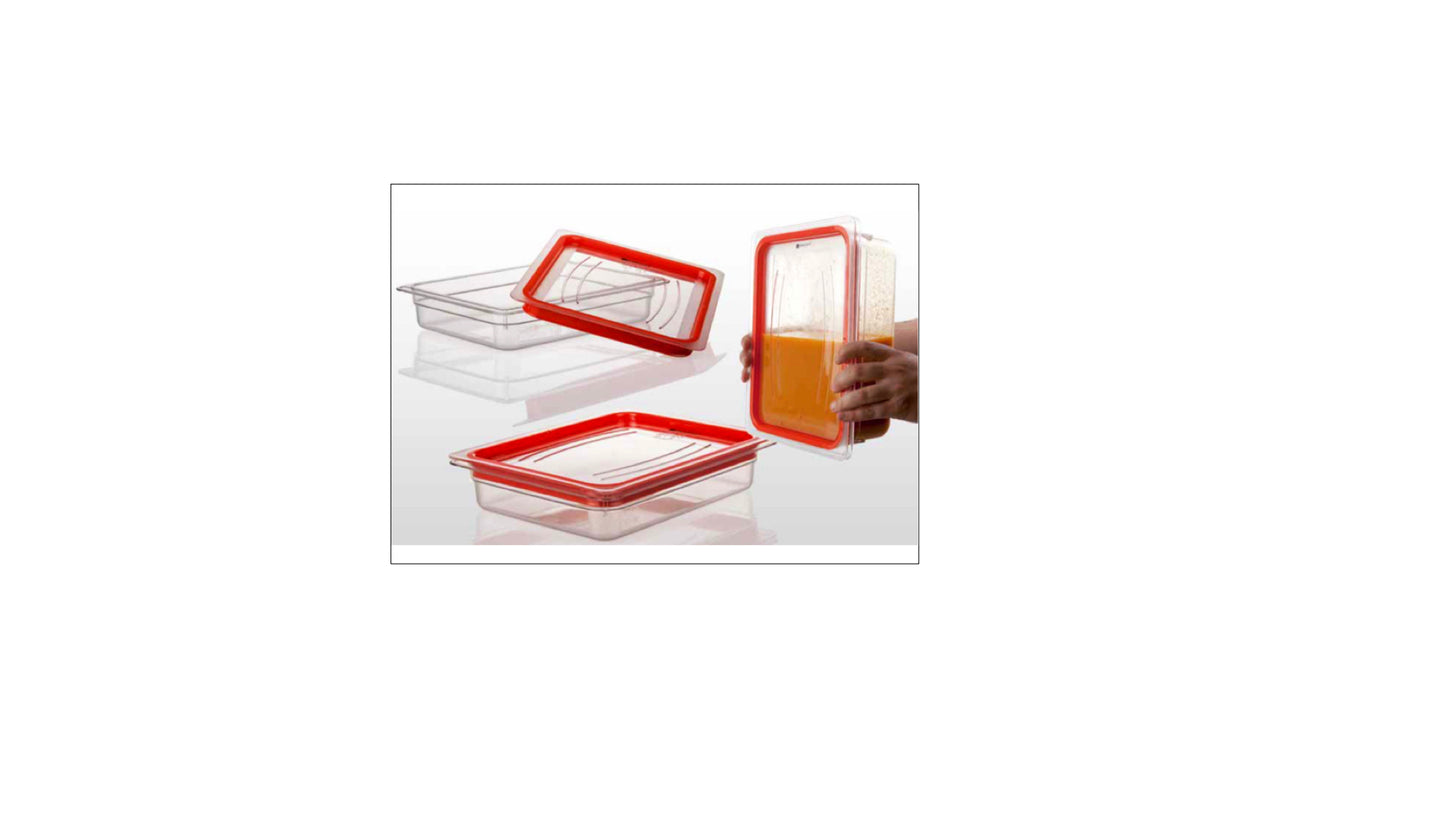 KAPP PC Lid w/ Hermetic Seal for Food Container Pans