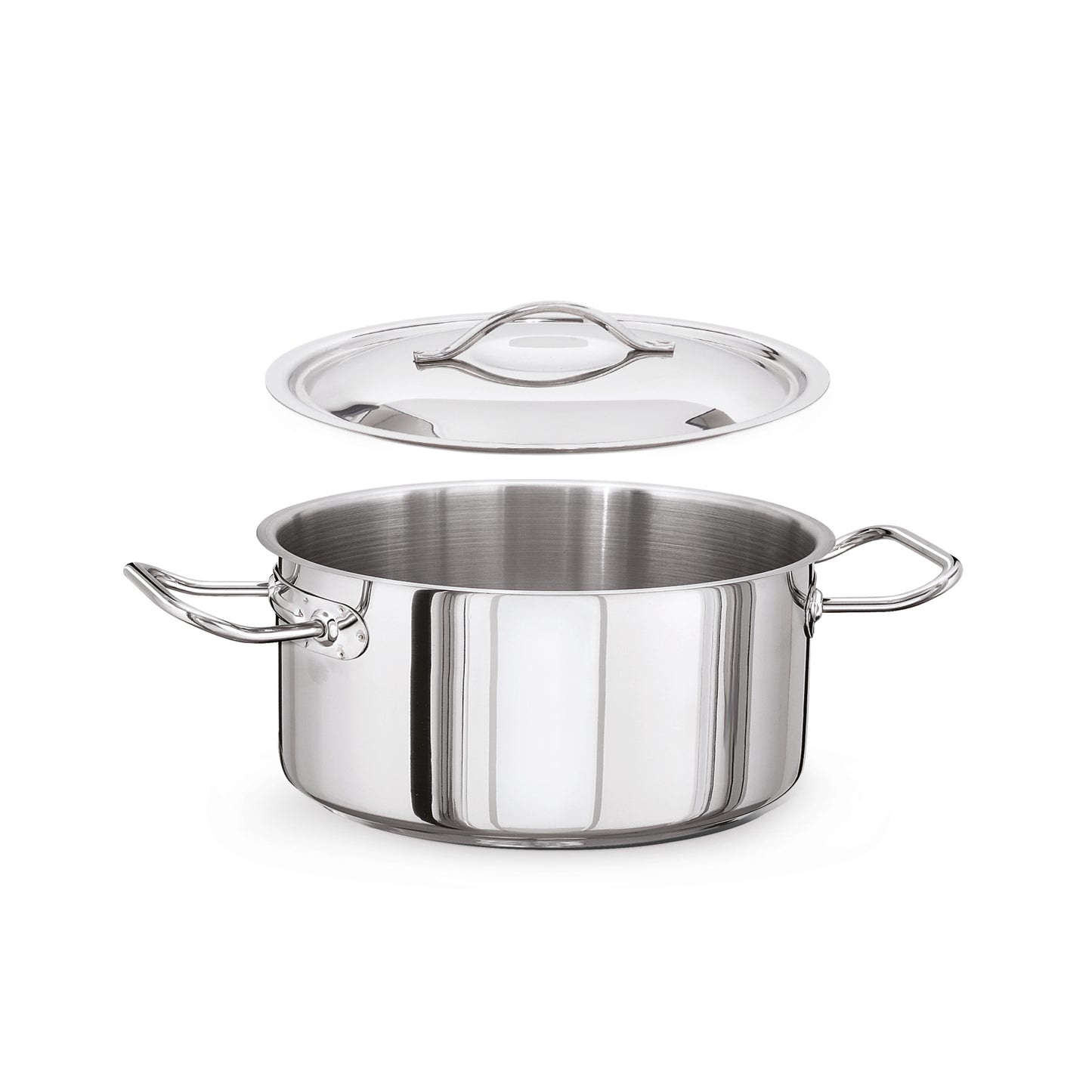 KAPP Brazier Pots With Lid - Stainless Steel.