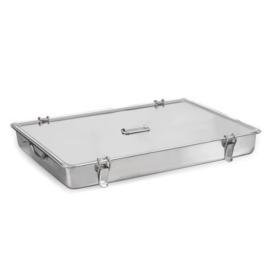 KAPP Roasting Pans With Clip In Cover - Stainless Steel