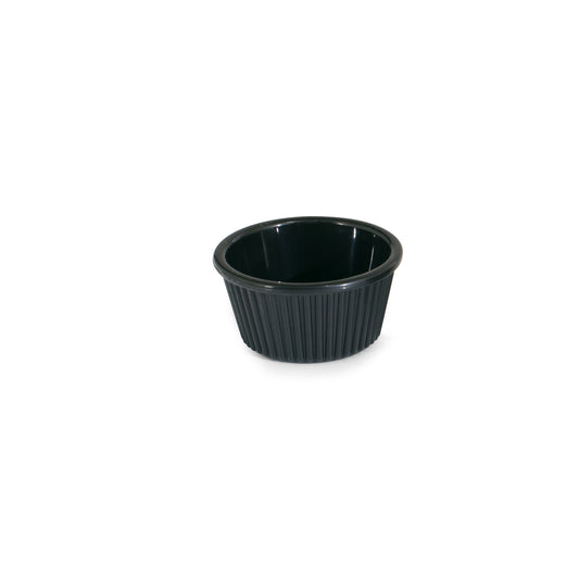 KAPP Polycarbonate Sauce Cup Flutted Finish 1 Oz. Sold by 24 Pieces.