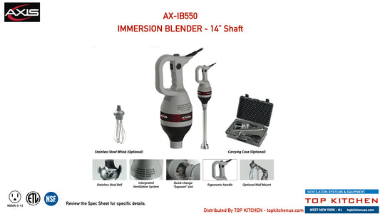 AXIS Immersion Blender - Model AX-IB550