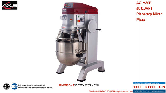 AXIS Pizza Mixer - Model AX-M60P