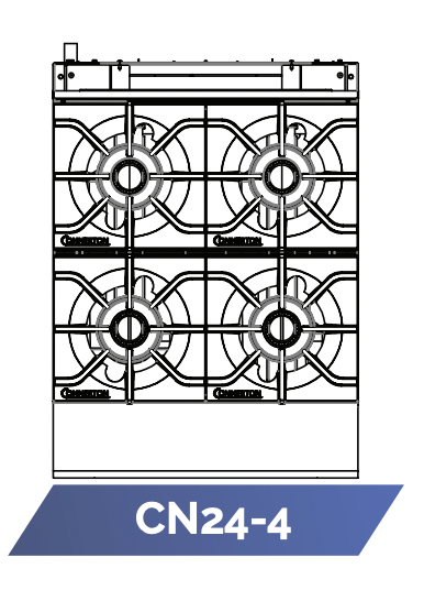 Connerton CN24-4 Restaurant Gas Range