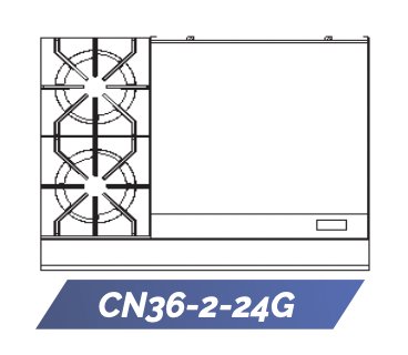 Connerton CN36-2-24G Restaurant Gas Range
