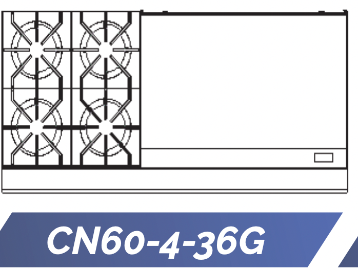 Connerton CN60-4-36G Restaurant Gas Range