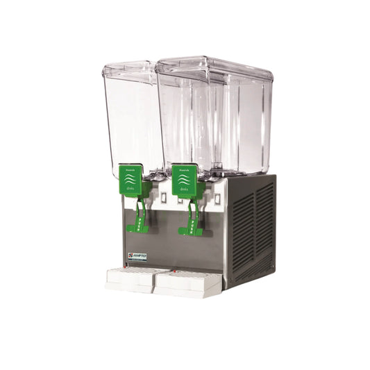 Ampto Beverage Dispenser 2 Tanks - 5 Gallons ea.