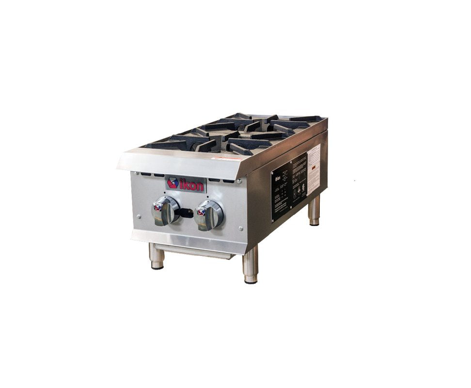 IKON Hot Plate Natural Gas 2 Burners Model IHP-2-12