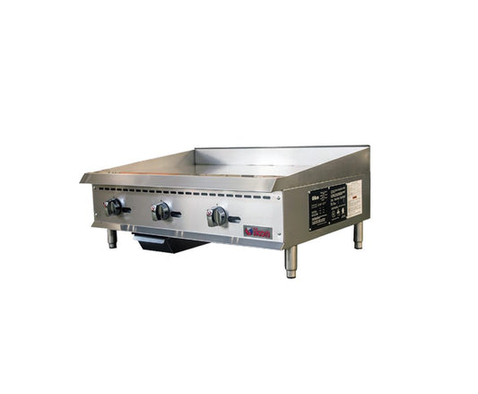 IKON Natural Gas 36" 3 Burner Manual Griddle - Model IMG-36