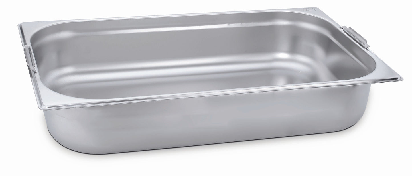 KAPP Food Pans With Handles. Double Full 2/1- Stainless Steel