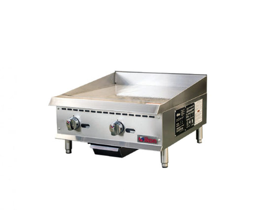 IKON Natural Gas 24" 2 Burner Thermostatic Griddle - Model ITG-24