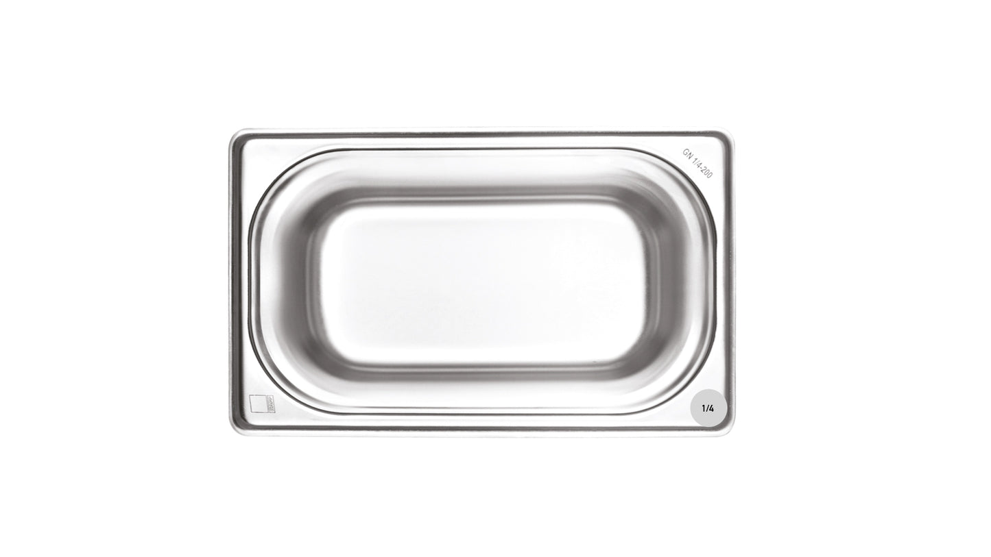 KAPP Food Pans 1/4 - Stainless Steel