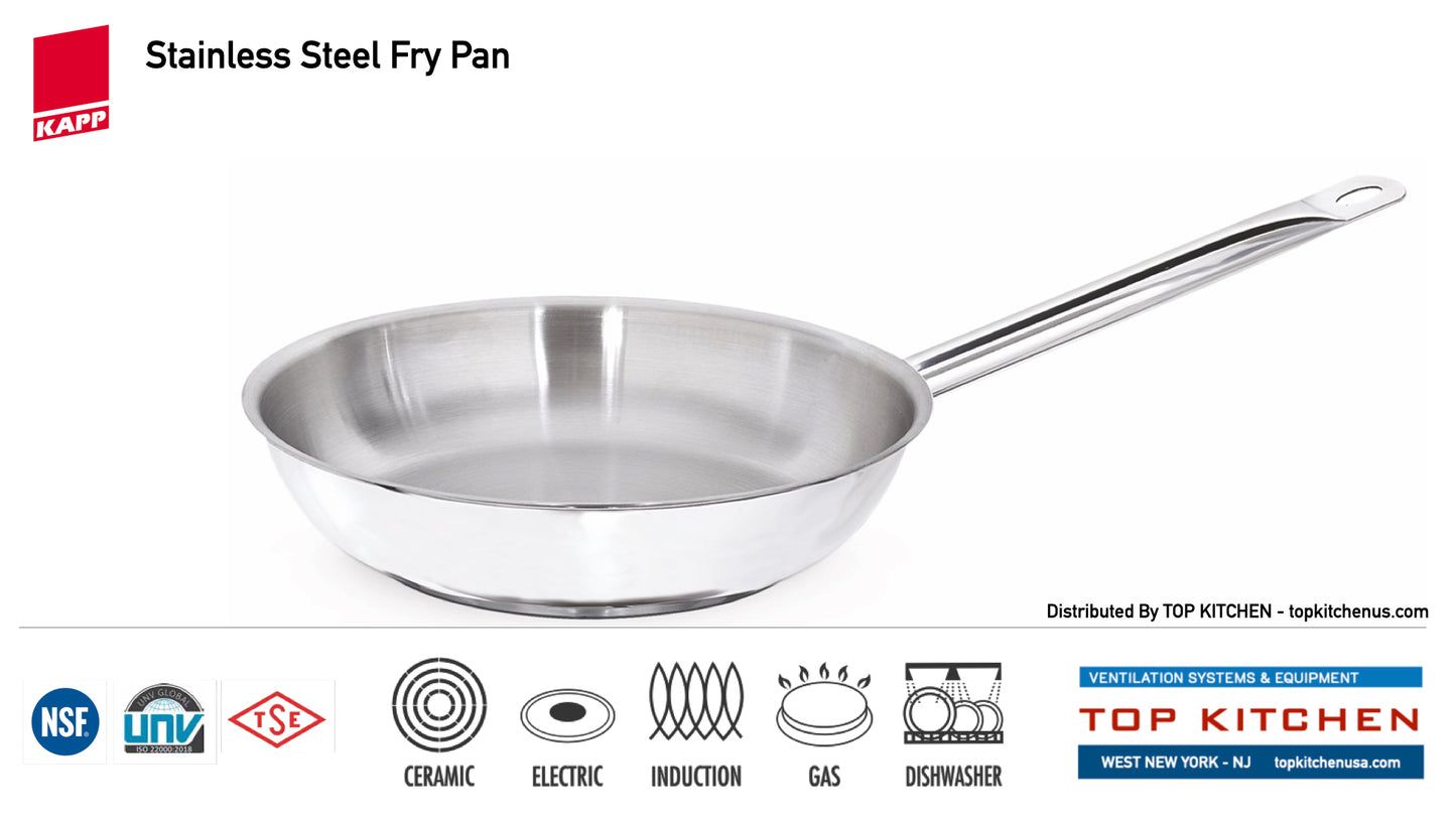 KAPP Frypan - Stainless Steel