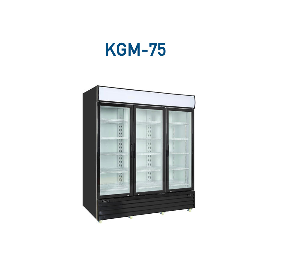 KOOL-IT Glass Door Refrigerator Model KGM